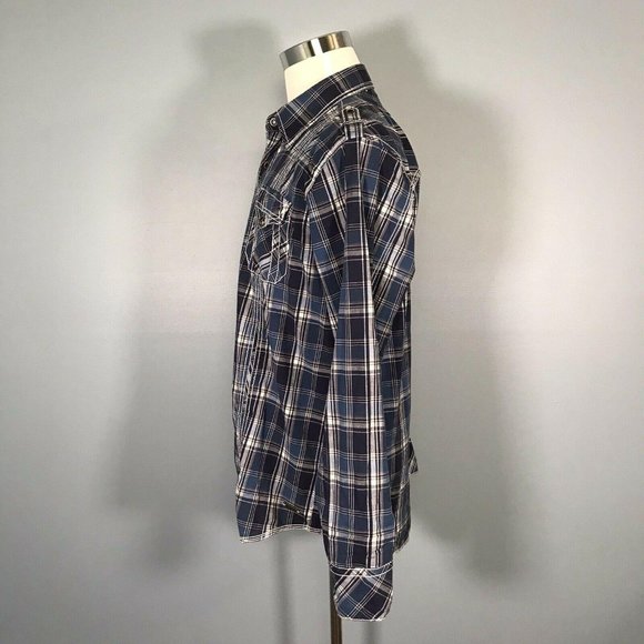 Buckle Black Label Men's Shirt L Large Slim Fit - Picture 6 of 10